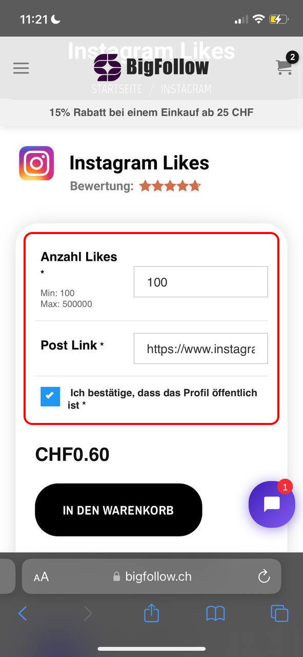 Wie kann man Instagram Likes kaufen Österreich mit Paypal